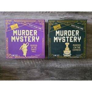 RMS Murder Mystery Game Set Dance Hall & Express 1920s 1940s Party Games 2pk